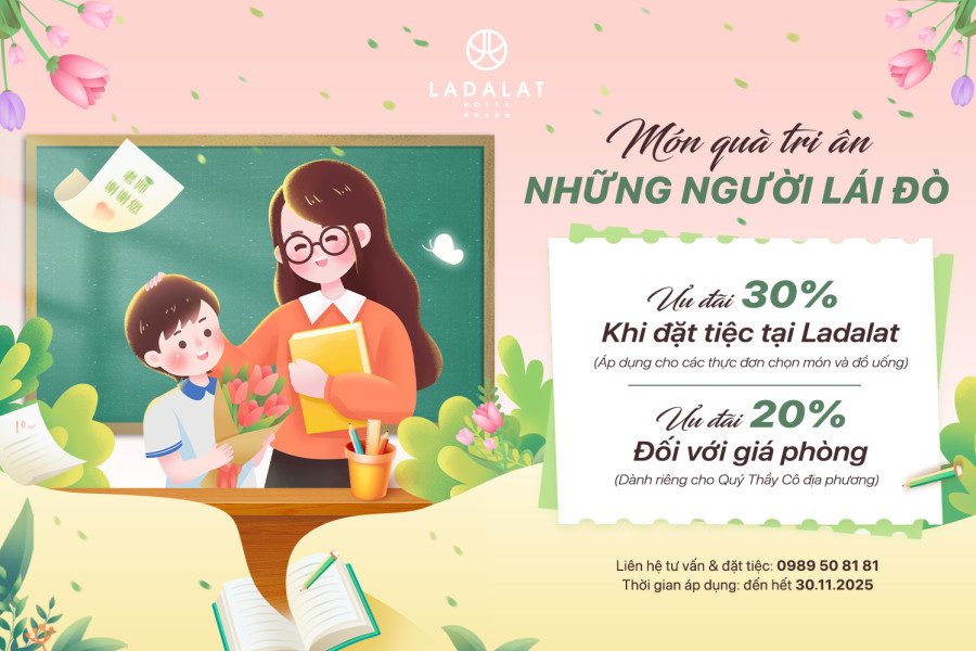 MÓN QUÀ TRI ÂN NHỮNG NGƯỜI LÁI ĐÒ TỪ LADALAT HOTEL