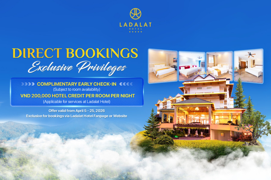 DIRECT BOOKINGS & EXCLUSIVE PRIVILEGES AT LADALAT HOTEL